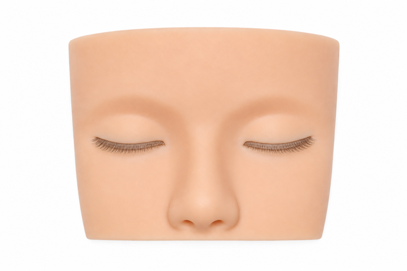 3-Layer Lash Training Mannequin | Eyelash Extension Practice